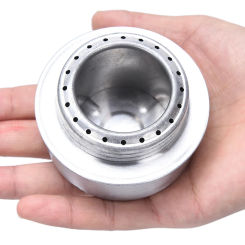 Portable Mini Aluminum Alloy Alcohol Stove with Lid Outdoor Camping Hiking Picnic Backpacking Ultralight Cooking Stove