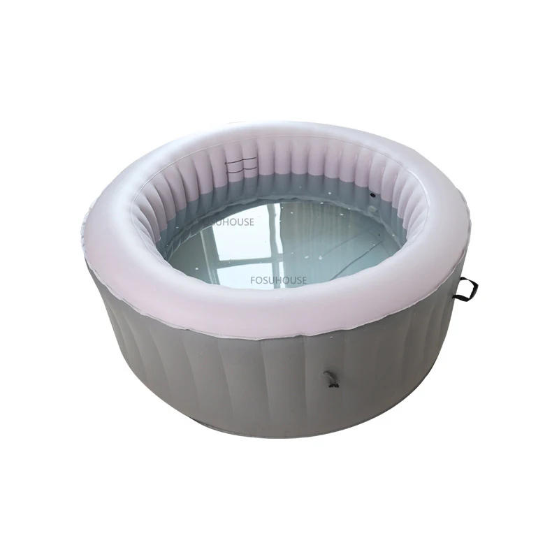 Description Picture 4 of itemHeating Round Whirlpool Bathtub Inflatable Bathtub Household Spa Tubs and Sauna Rooms Thermostatic Surf Inflatable Bathtub