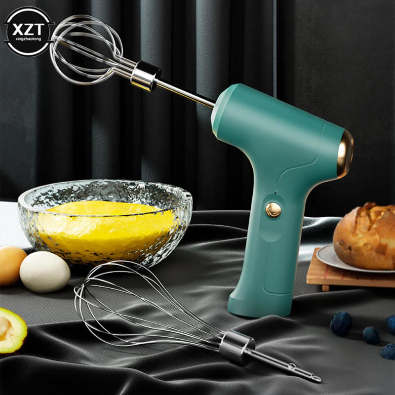Description Picture 5 of itemPortable Electric Food Mixer USB Wireless Hand Blender 3 Speeds Powerful Dough Egg Beater Baking Cake Cream Whipper Kitchen Tool
