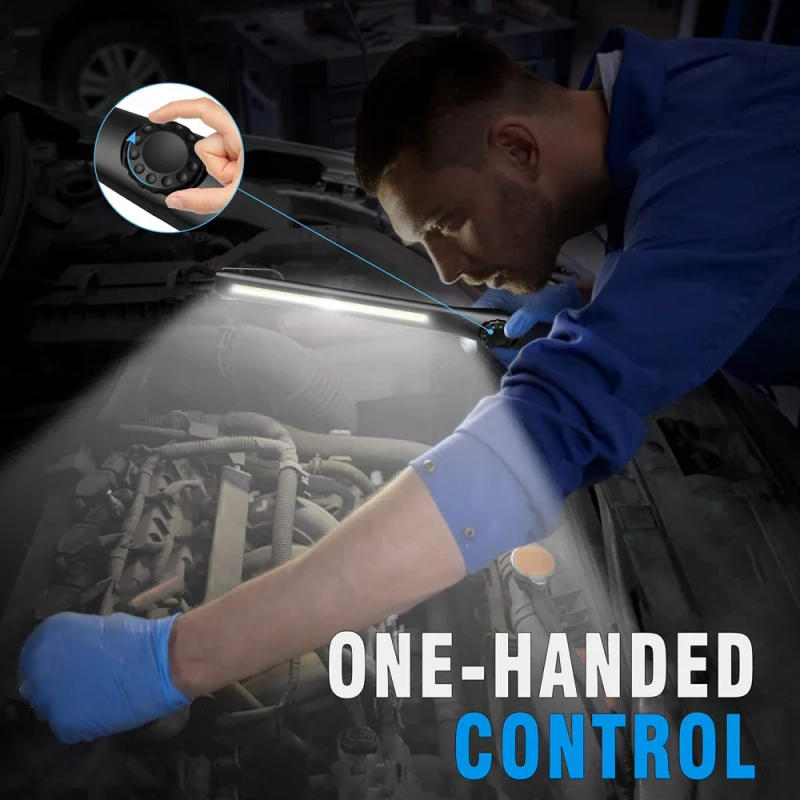 Description Picture 5 of item1- 5Pack COB+LED Flashlight Magnetic Work Light USB Rechargeable Torch Portable Lantern Inspection Light Camping Car Repair Lamp