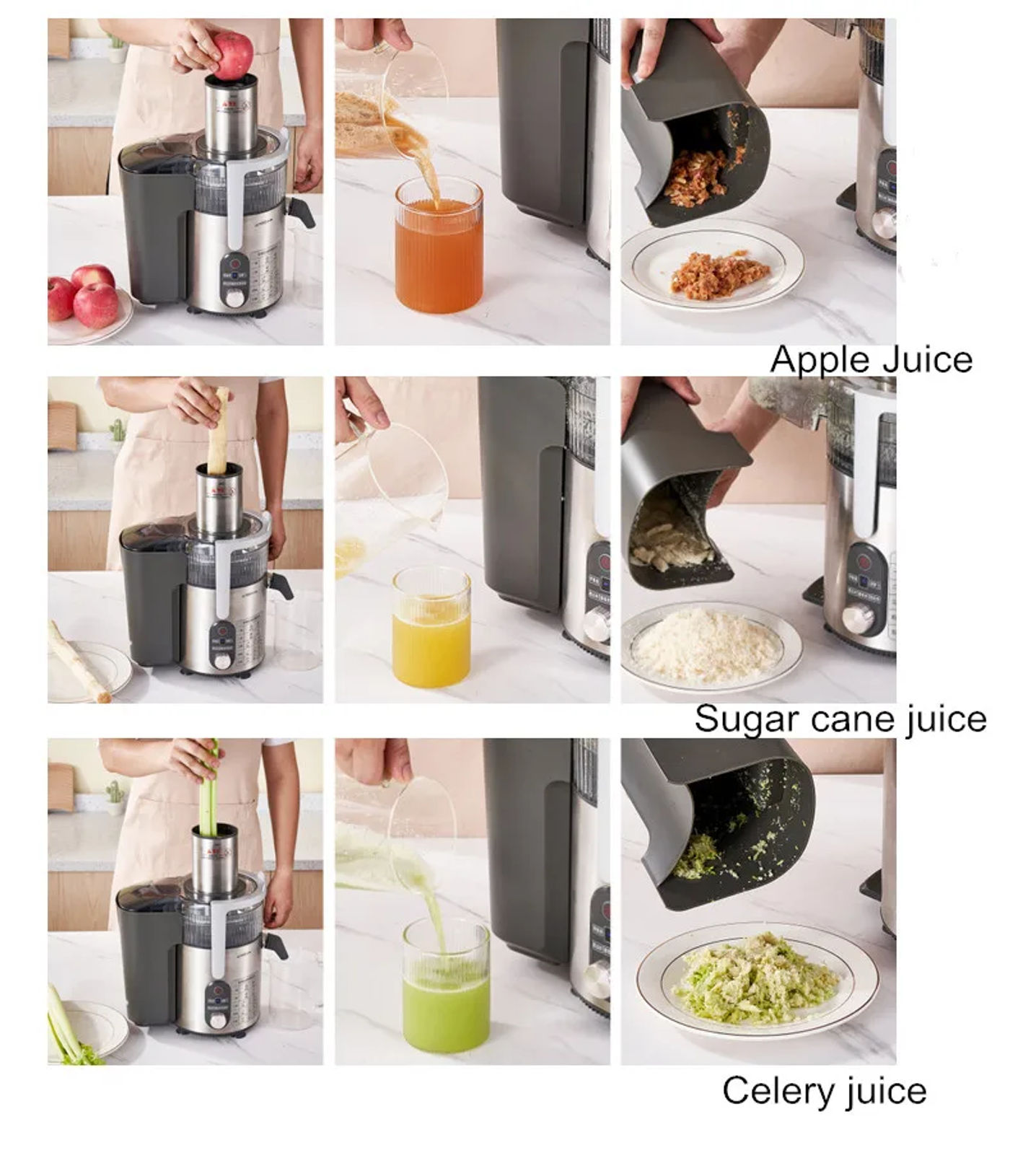 Description Picture 6 of item220V Screw Cold Press Juicer Easy To Clean Slow Speed Original Juicer Fruit And Vegetable Blender Commercial Flagship Household