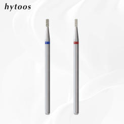HYTOOS MIni Barrel Diamond Nail Drill Bit Russian Cuticle Clean Burr Professional Safety Nail Bits Under Nail Dead Skin Cleaner