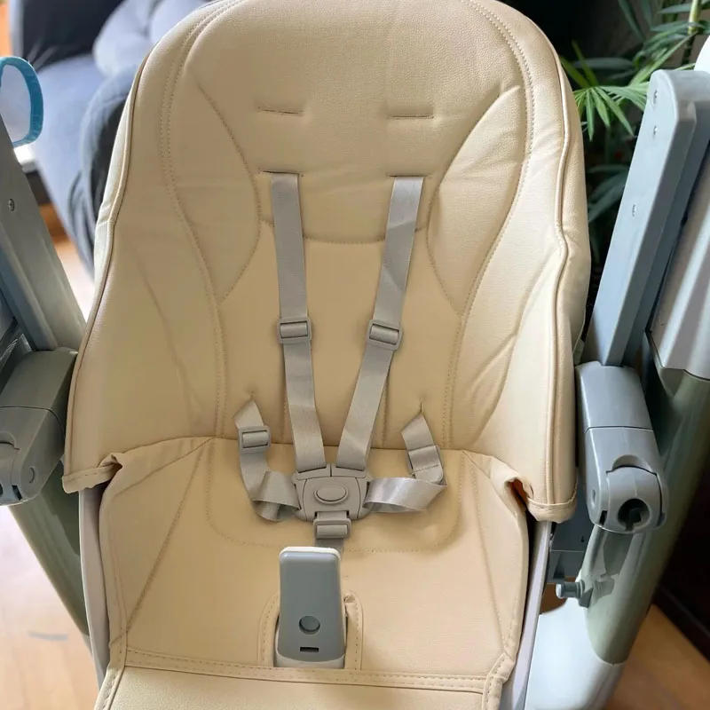 Description Picture 6 of itemBaby Stroller Leather Cushion Baby Dining Chair Leather Cover PU Composite Sponge Cushion Baby Cover Chair Seat Case Accessories