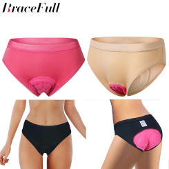 Women Cycling Underwear 3D Padded Shockproof Mountain MTB Bicycle Shorts Riding Bike Sport Underwear Tights Shorts