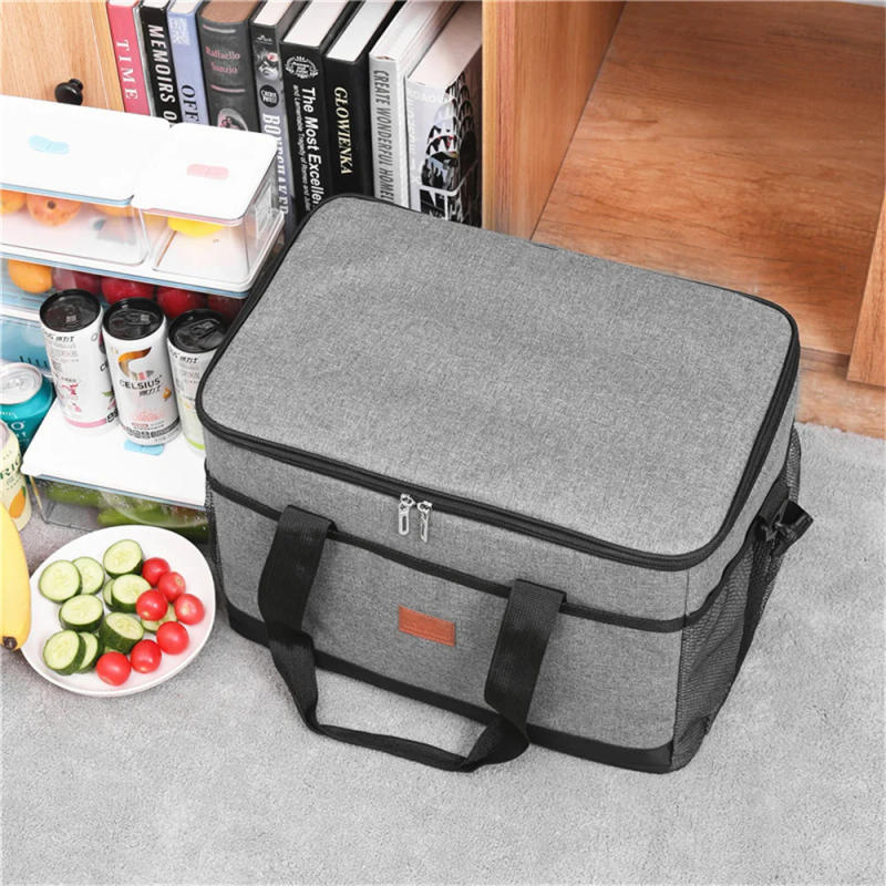 Description Picture 4 of item35L Large Capacity Collapsible Cooler Bag Insulated Picnic Lunch Bag Box Cooling Bag for Outdoor Travel Camping BBQ Family Party