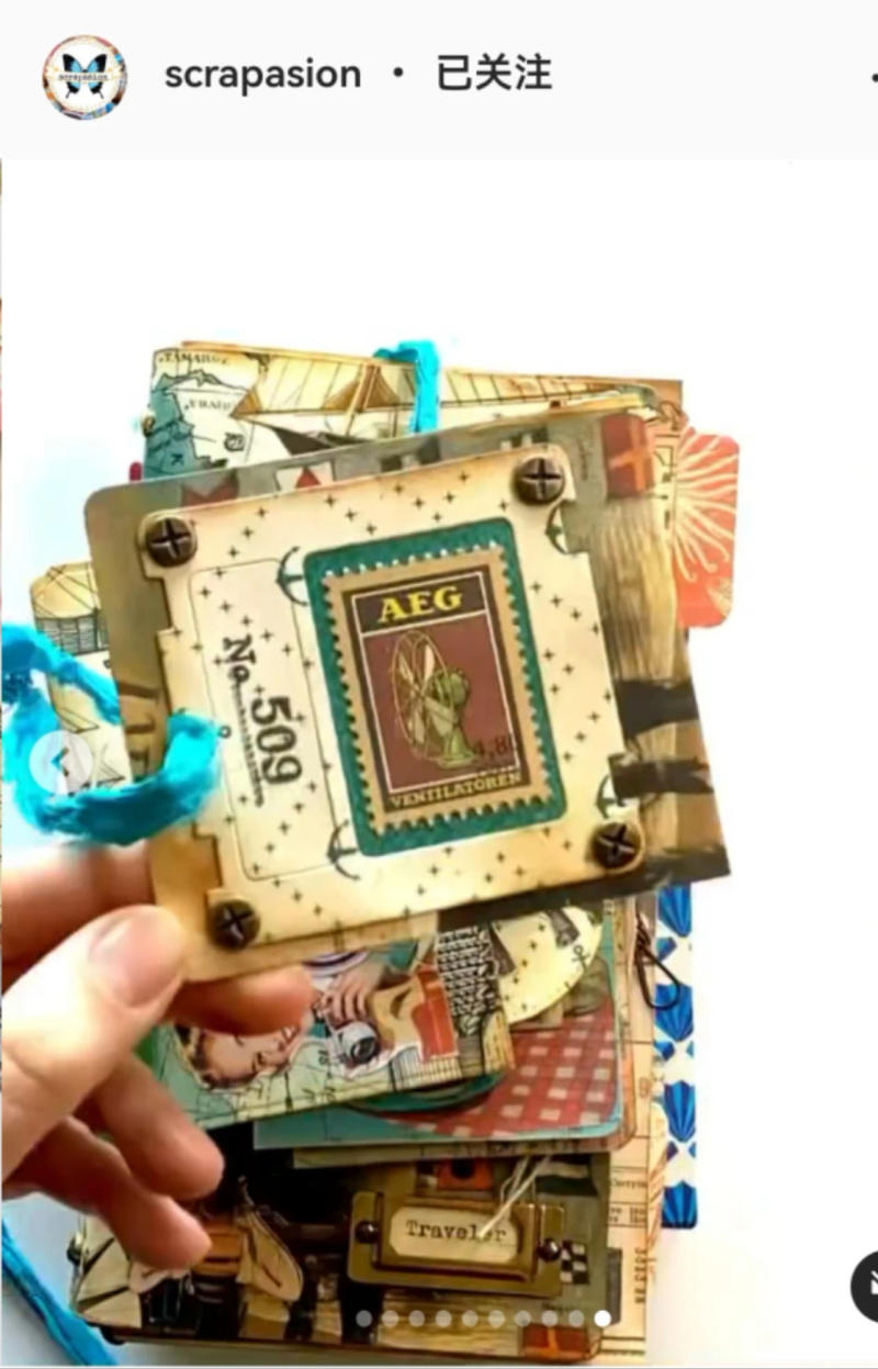 Description Picture 5 of itemMET000-50pics Retro Brads - Symbol Brads Diy Embellishment  Scrapbooking JunkJournal Handmade Photo Album