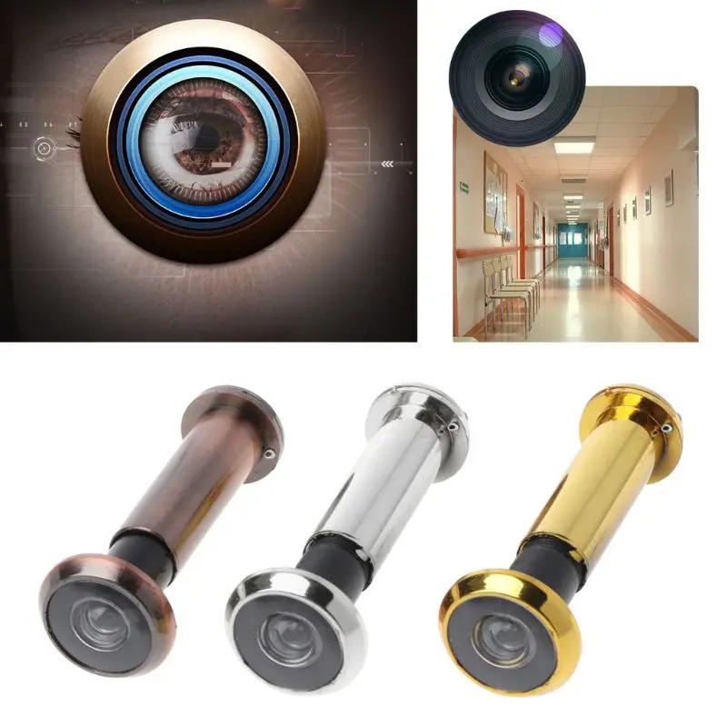 Description Picture 3 of itemPeephole for Front Door 200 Degree Wide Viewing Security Door Viewer with Privacy Cover Diameter 16mm