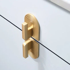 Gold Cabinet Handles and Knobs Bedroom Wardrobe Pulls Simple Zinc Alloy Furniture Hardware Kitchen Accessories 16/32mm