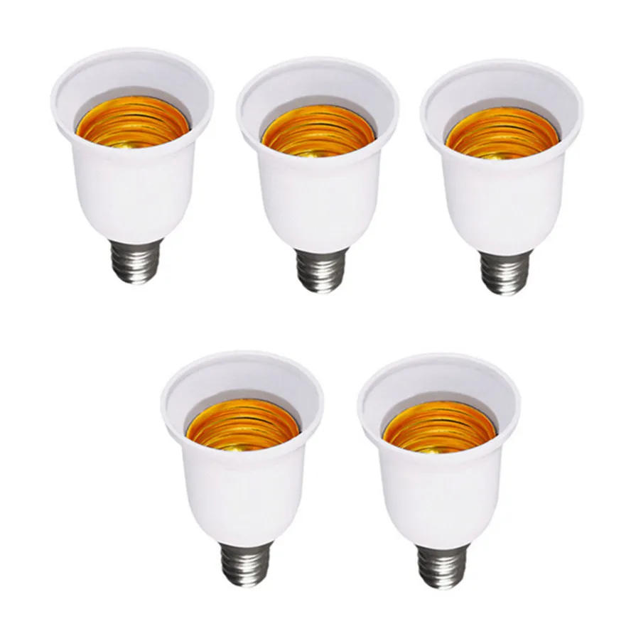 Description Picture 2 of item5PCS E14 to E27 Lamp Bulb Socket base Holder Converter 85V-265V Light Adapter Conversion Fireproof home room Lighting