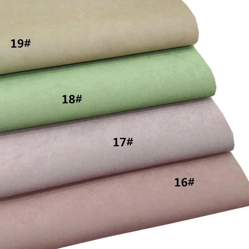 Description Picture 6 of itemPink Red Velvet Synthetic Leather Fabric Hairy Faux Leather felt Backing For Bags Shoes Bows DIY Craft Sheets Mini Rolls W002