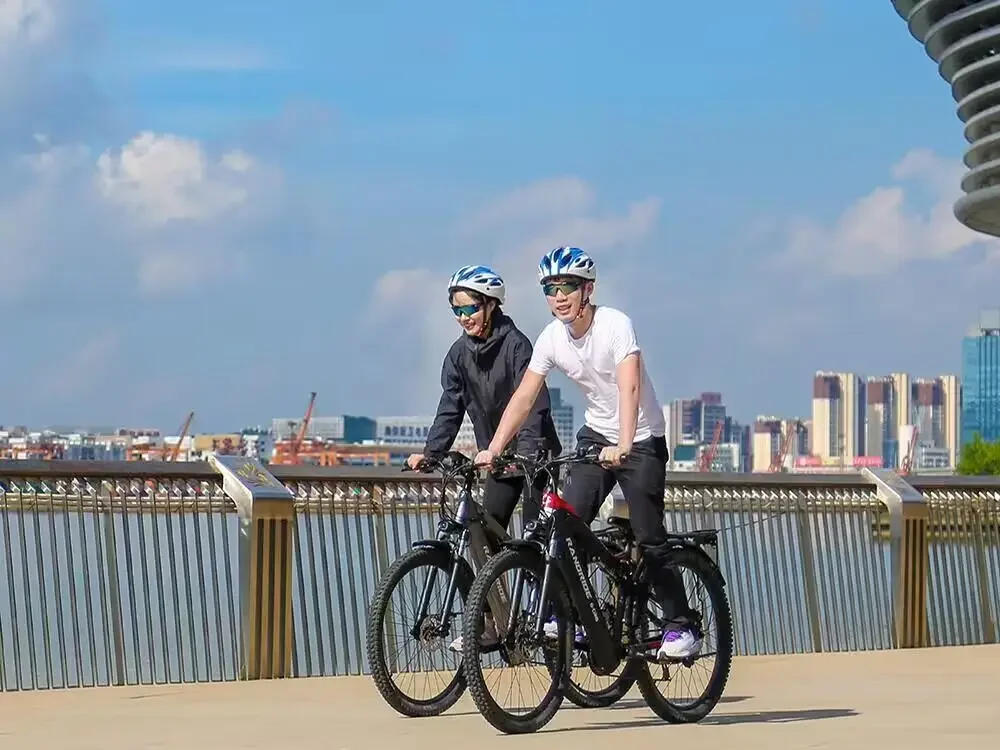 Description Picture 5 of item2025 new YG90 1000W48V17AH hydraulic brake electric road bicycle full suspension electric bicycle suitable for all terrains