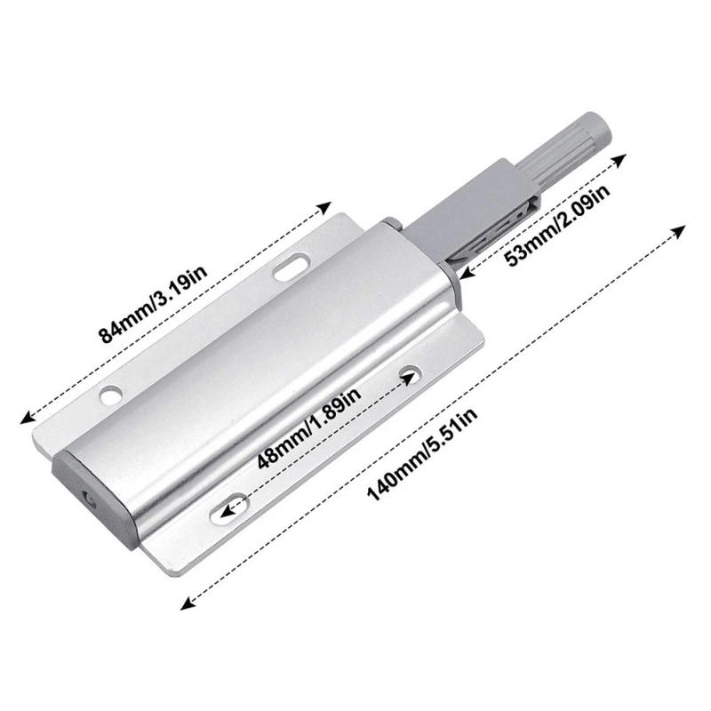 Description Picture 5 of item2 Pcs Push To Open System Damper Buffer For Cabinet Door Cupboard Catch For Home Kitchen Furniture Hardware Strong Magnetic Kit