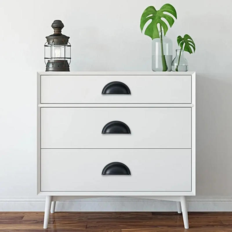 Description Picture 6 of itemFashion Zinc Alloy Shell Cabinet Handle Multifunctional Furniture Furniture Knobs Hardware Shell Style Drawer Pull Handles Door