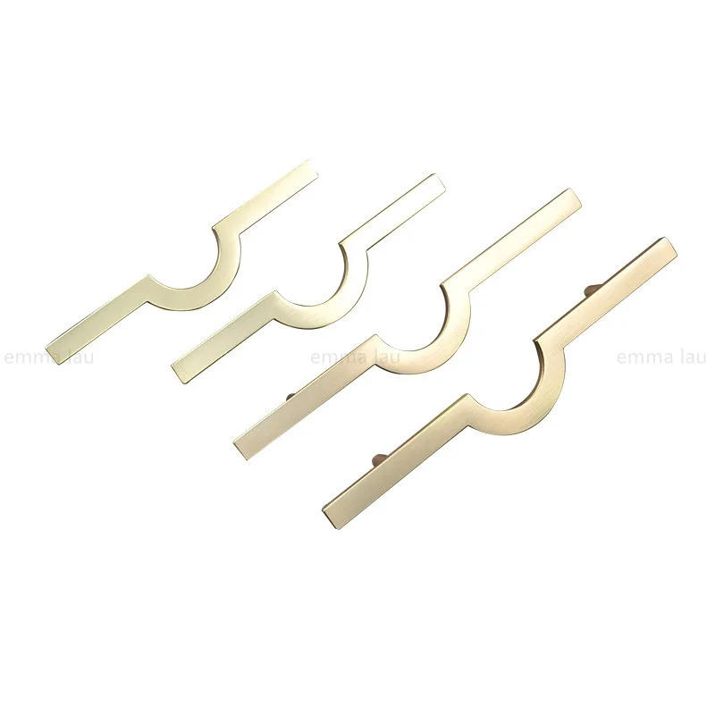 Description Picture 6 of itemModern Simple Design Furniture Handle Gold Handles Drawer Knob Cabinet Door Wardrobe Cupbaord Pulls Hardware Diy