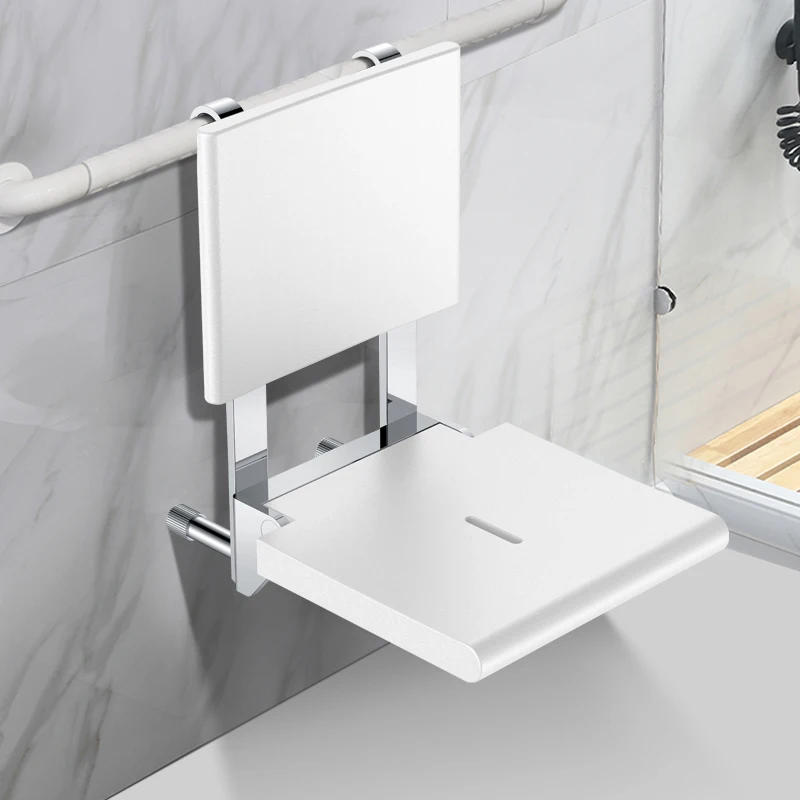 Description Picture 3 of itemElderly Bathroom Bath Folding Seats Stainless Steel Disabled Wall Mounted Shower Chair