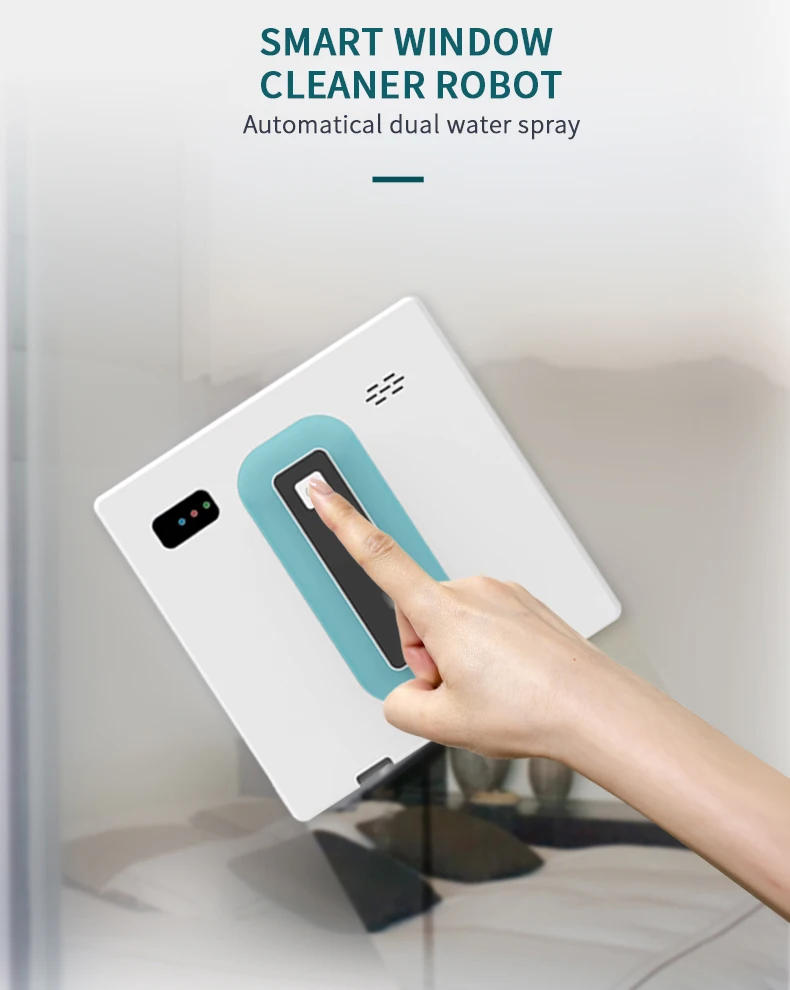 Description Picture 2 of itemelectronic window cleaning equipment border detection smart automatic window glass vacuum clean robot at home