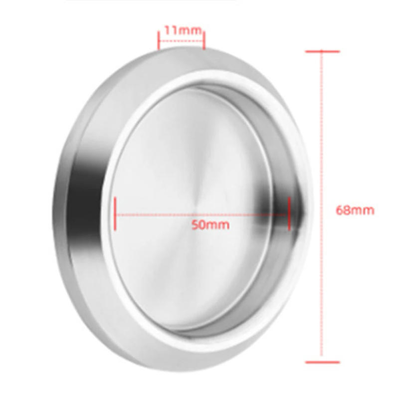 Description Picture 5 of itemStainless Steel Hidden-Door Handle Lock Invisible Recessed Round Ring Furniture Knob Wardrobe Pulls Cabinet Drawer Home Hardware
