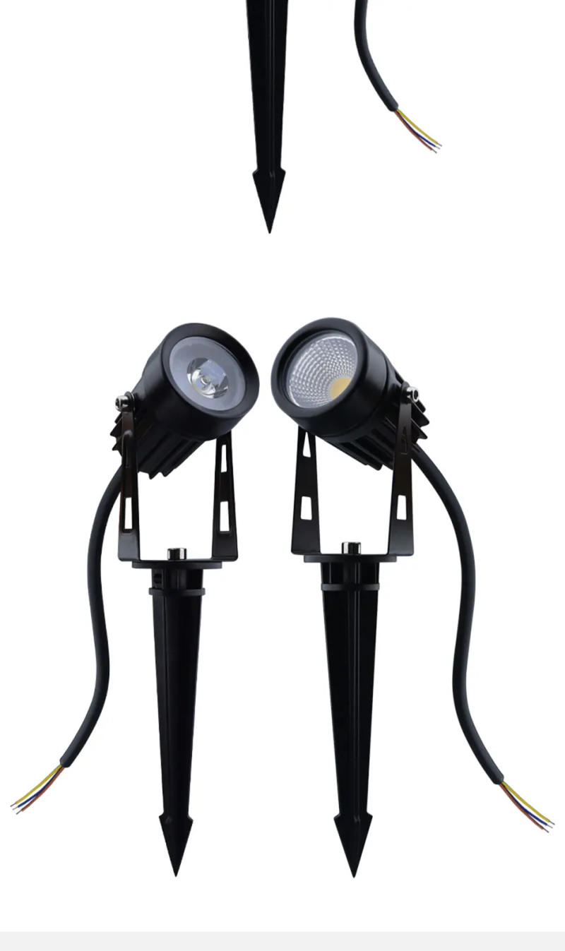 Description Picture 3 of item4PCS LED COB Spike Lawn Lamp 5W 3W 1W Outdoor Garden lighting Waterproof Lighting Led Garden Path Spotlights AC110V220V DC12V