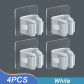 4Pcs White