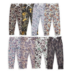 Sibling Baby Boys Camouflage Pants with Pockets Kids Bottoms Clothing - Casual Camo Trousers for Little Boys