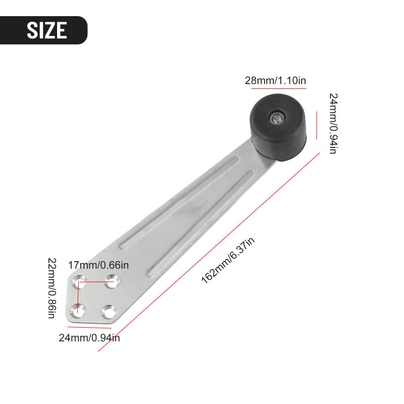 Description Picture 5 of itemStainless Steel Door Stops Mute Door Buffer Rubber Door Top Stopper Windproof Protection Wall For Home Office Door Stop Protect