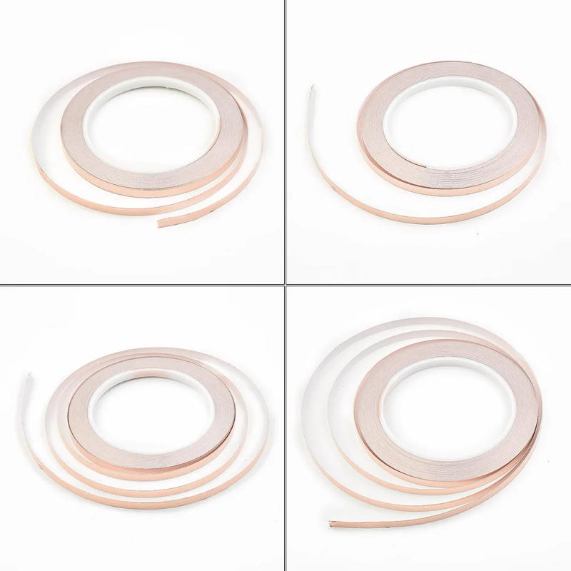 Description Picture 3 of item20M 65FT Single Side Conduction Copper Foil Tape High Temperature Resist Radiation Proof EMI Shielding Conductive Adhesive Taps