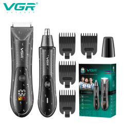 VGR Hair Clipper Professional Trimmer Cordless Haircut Machine Digital Display Clipper Rechargeable Hair Trimmer for Men V-934