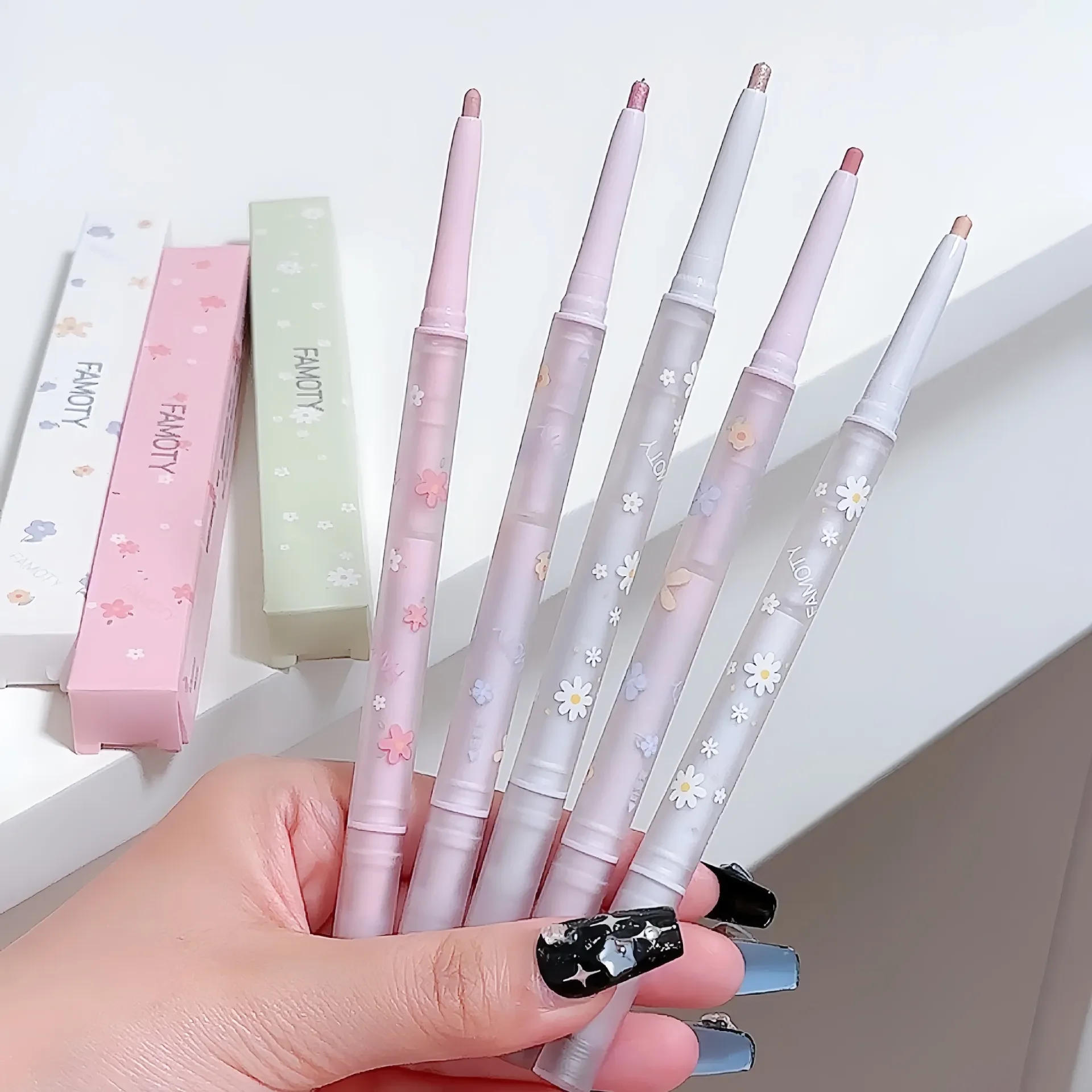 Description Picture 6 of itemDouble Head Lying Silkworm Eyeliner Liquid Down To Shadow Pencil Eye Highlighting Eyeshadow Stick Natural Big Eye Makeup Gel Pen