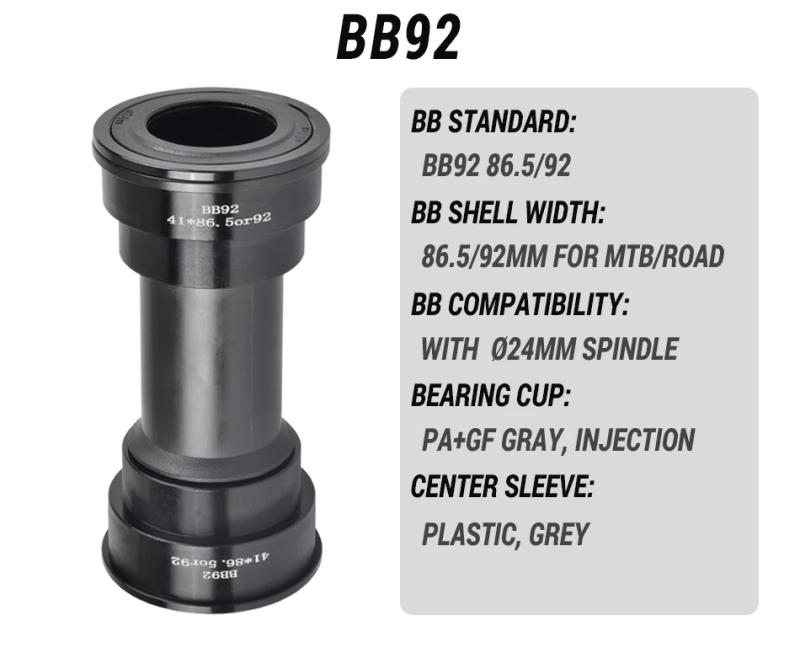 Description Picture 5 of itemGOLDIX Bicycle Bottom Brackets Adapter BB68 BB92 1.37/24mm Bicycle Crank MTB/Road Bike Push Bottom Brackets