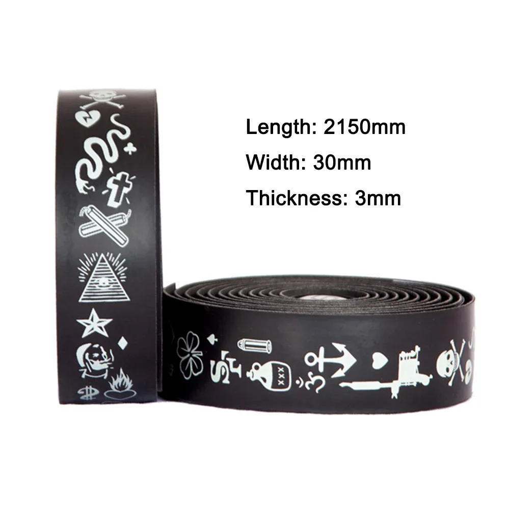 Description Picture 6 of item1 Pair Anti-Slip Road Bike Handlebar Tapes Glow-in-The-Dark MTB Bicycle Handle Bar Tape Soft Shock-Absorbing Cycling Straps