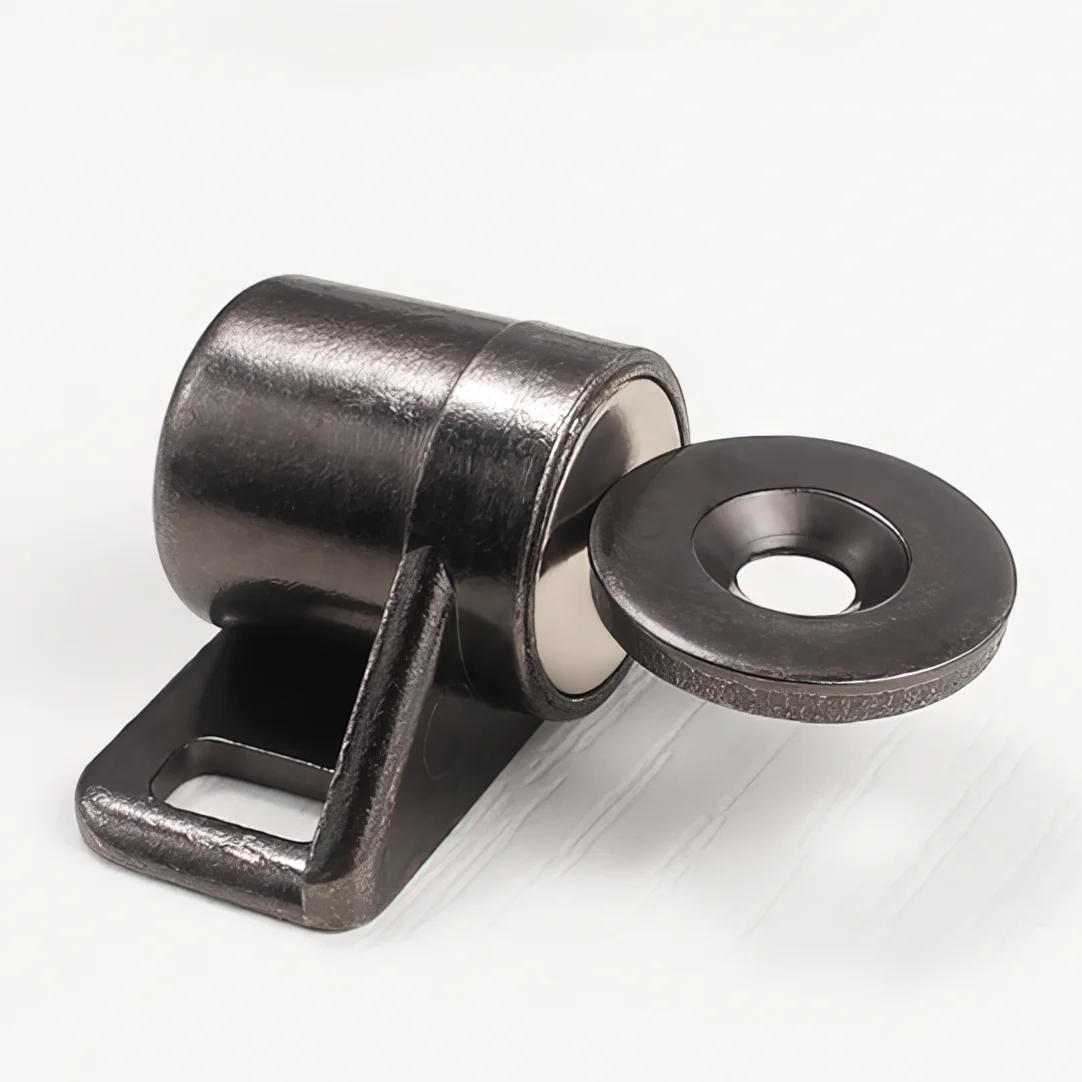 Description Picture 4 of item1 Set Magnetic Door Closer Cabinet Catches Latch Magnet Wardrob Door Stopper Cupboard Closure Home Hardware Furniture Fittings