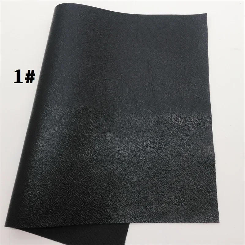 Description Picture 5 of itemVintage Two Tones Synthetic Faux Leather with Felt Backing Vinyl Fabric For Bows Earrings DIY 21X29CM FZ284
