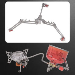 Camping Gas Tank Bracket Burner Outdoor Stove Tools Bottle Shelf Stand Tripod Folding Canister Stand Tourist Equipment