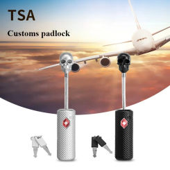 Creative Skull Arts Combination Padlock For Outdoor Travel Luggage Suitcase TSA Secure Lock With Key Zinc Alloy Locks Wire