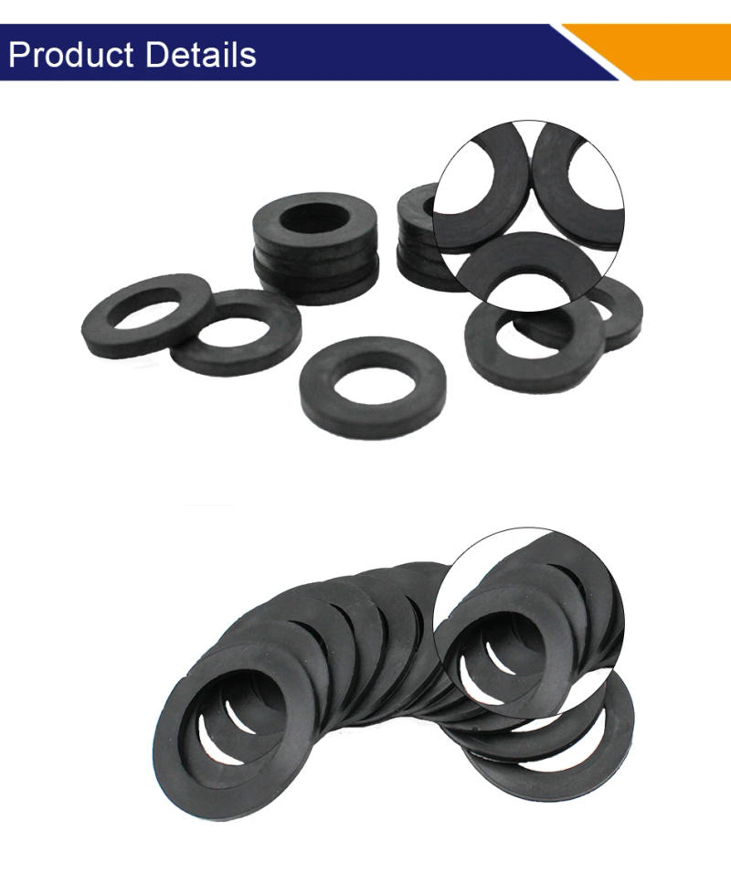 Description Picture 6 of itemNBR rubber gasket screw sealing ring waterproof flat gasket high-temperature resistant oring soft sealing gasket shock-absorbing