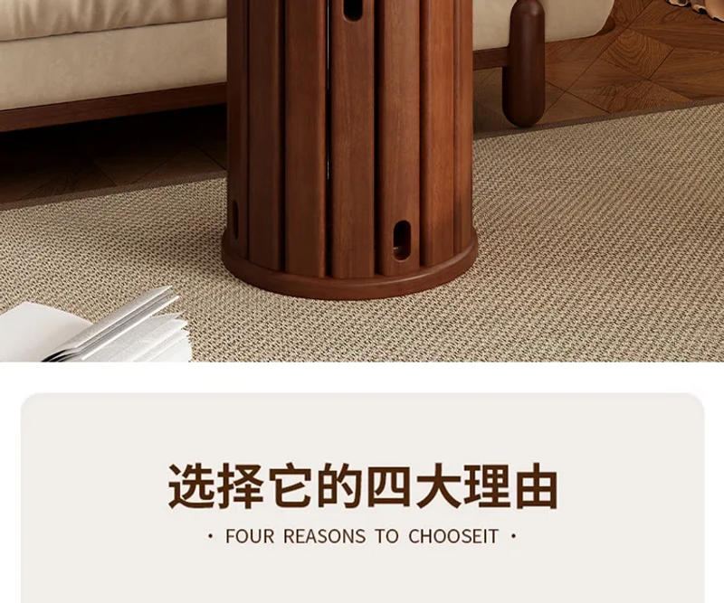 Description Picture 3 of itemCreative Four In One Dining Chairs New Chinese Style Kitchen Stools Multifunctional Coffee Table Stacking Storage Wooden Bench