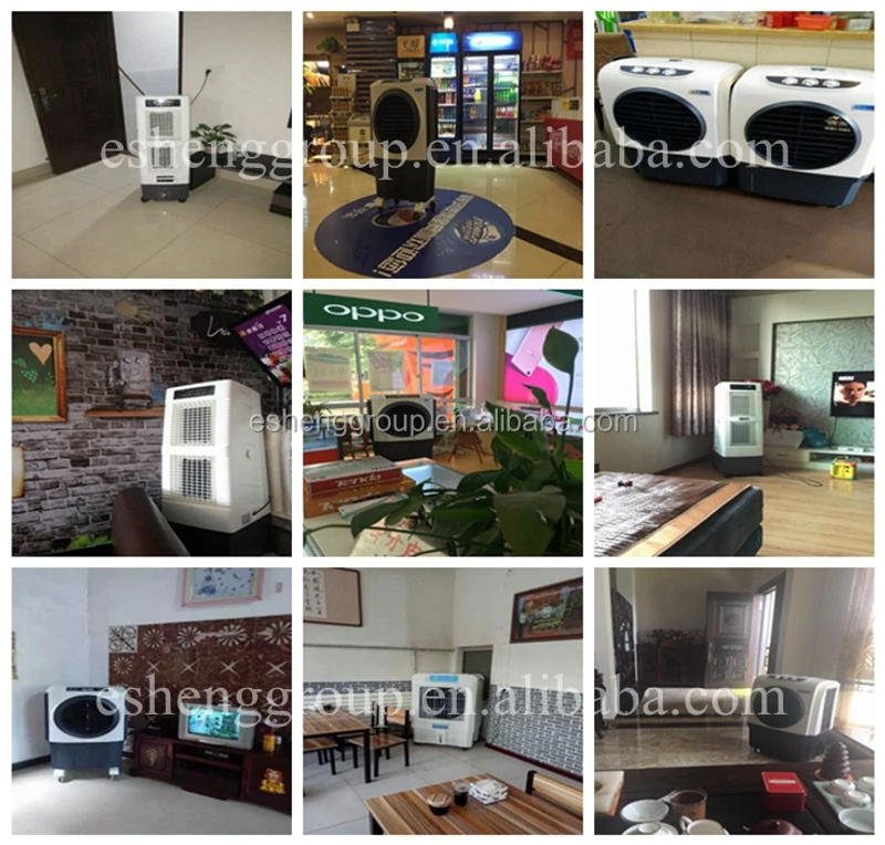 Description Picture 2 of item7500cmh Double Fan Evaporative Air Cooler With Three Side Cooling Pad