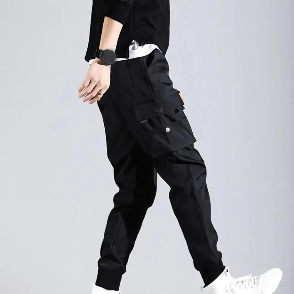 Description Picture 4 of itemMen Trousers Jogging unload Cargo Pants Casual Outdoor Work Tactical Tracksuit Pants 2021 Summer Thin Plus Size Men's Clothing