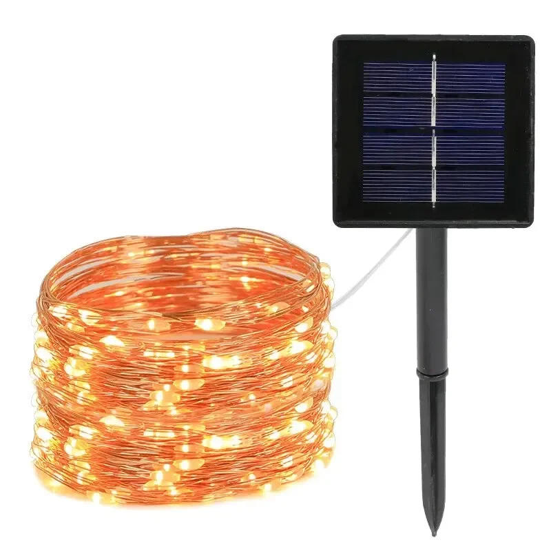 Description Picture 2 of itemSolar Light String Outdoor Waterproof 8 modes Copper Wire Fairy Garland Light Christmas Light For Outdoor Garden Street Party