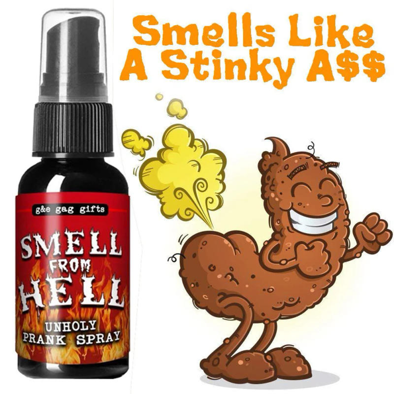 Description Picture 2 of item30ML Liquid Fart Spray Can Stink Bombs Ass-Smelly Stinky Gas CrapS Gag Prank Novelties Toy Joke Party Supply