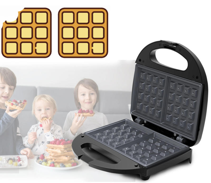 Description Picture 6 of itemElectric Waffle Maker 750W Cooking Kitchen Appliances Breakfast Waffles Machine Non-stick Iron Pan Sonifer