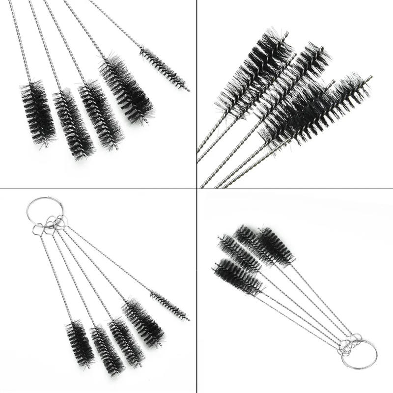 Description Picture 3 of item5pcs Round Pipe Steel Wire Brushes Cleaning Wire Brush For Pipe Glass Cleaning Tube Cylinder Bores Cleaning Tools Brush Set