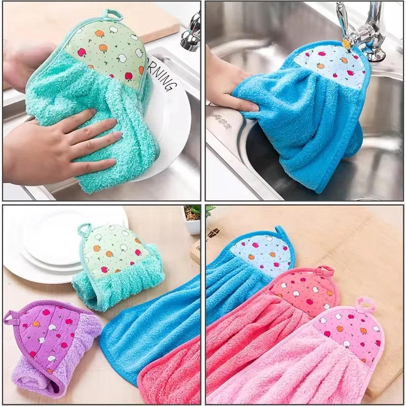 Description Picture 5 of item2PCS / 4PCS  Handing Towel Sets Soft Hand Towel for Home Absorbent Quick Drying Towels
