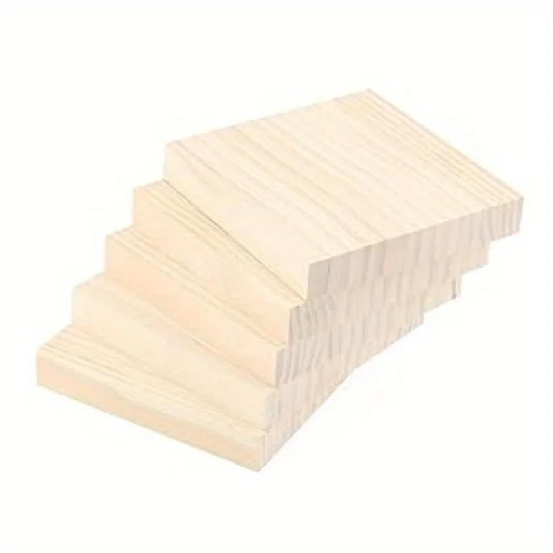 Description Picture 4 of item5/10pcs Unfinished Wooden Carving Blocks Natural Pine Smooth Surface Craft DIY Projects Woodworking Tools Essential High Quality
