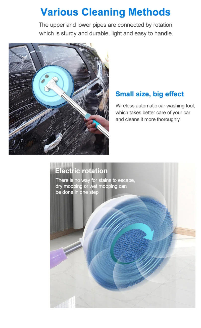 Description Picture 6 of itemElectric Window Cleaners Glass Cleaning Robot 2 in 1 Wet Dry Home Cleaner Car Glass Ceiling Door Windows Floor Scrubber Machine