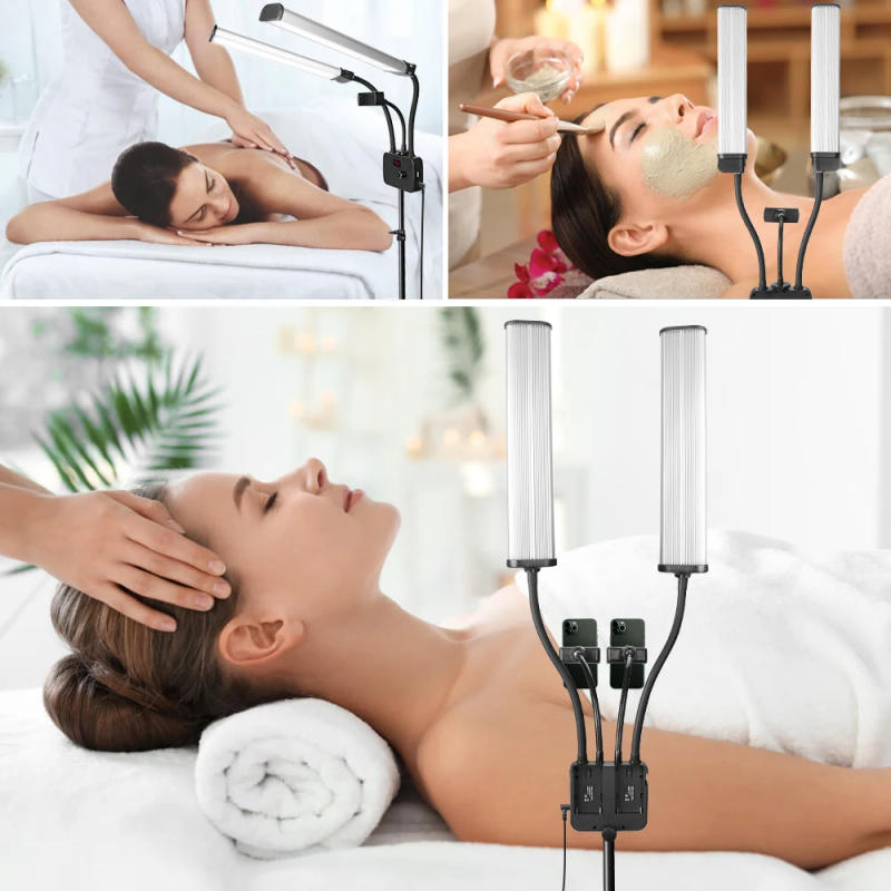 Description Picture 5 of itemLed Ring Lash Light Double Arms LED Fill Beauty Light With 200cm Tripod For Make up Video Eyelash Photographic Selfie Lighting