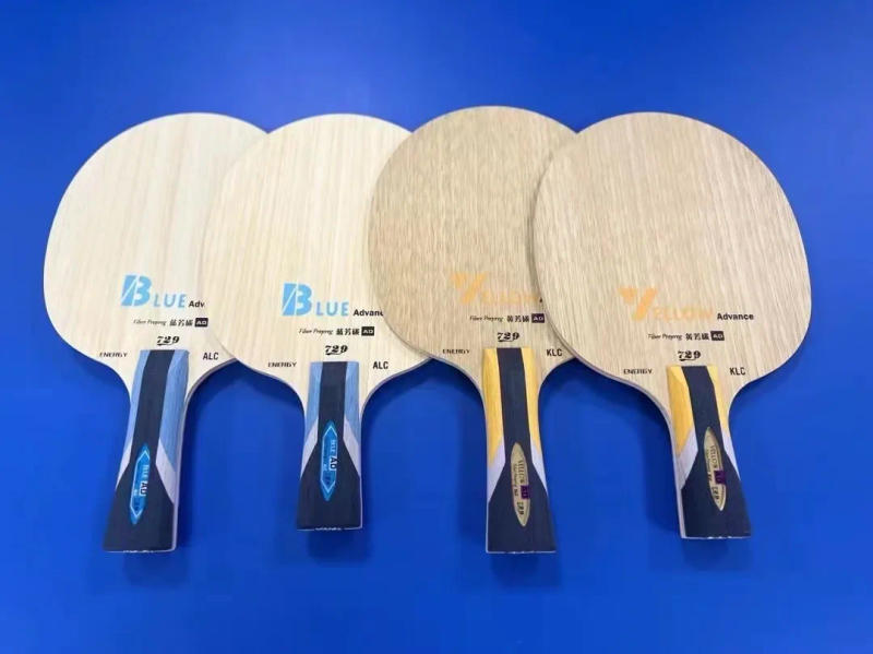 Description Picture 5 of itemOriginal 729 Friendship Yellow ALC Table Tennis Blade 5 Wood 2 AD Aryl Carbon Professional Table Tennis Blade Blue ALC Offensive