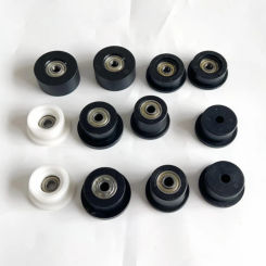 2pcs Equipment sliding bearing roller gym fitness equipment roller parts rowing machine cushion bearing roller parts