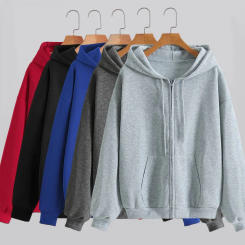 Women Fleece Zip Up Hoodies Running Sports Sweatshirts Fashion Female Classic Casual Zipper Jackets Y2k Hip Hop Streetwear