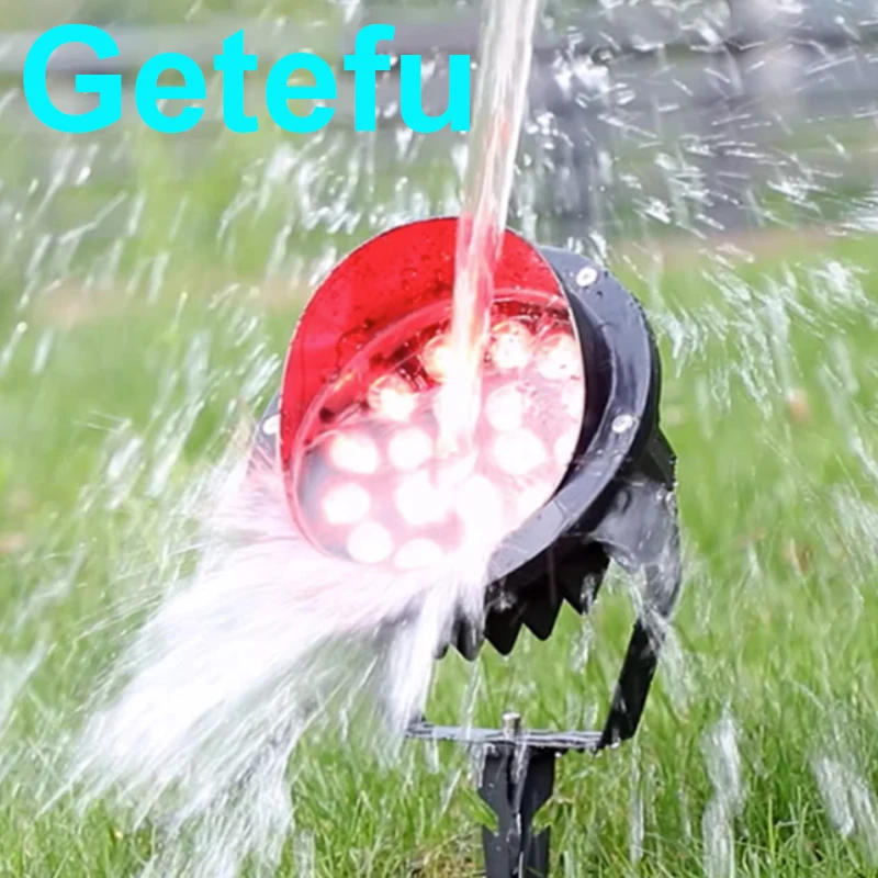 Description Picture 2 of itemLED Landscape Lighting 12W18W 24W Outdoor Flood lights Spike Spotlight DC12V110V 220V Garden lamp RGB LED Lawn light Tree lamp